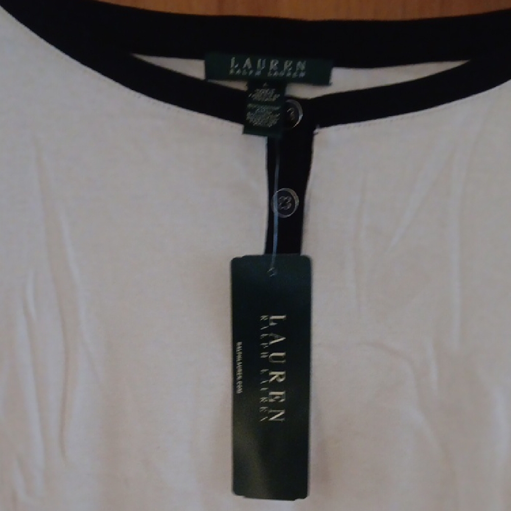 Arket White Cream Fitted 3/4 Sleeve Blouse - Picture 2 of 4